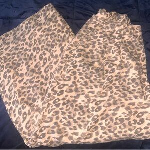 Aerie Leopard Print Lounge Pants - Neutral Tones
